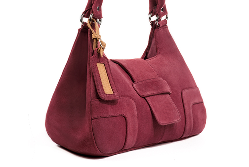 Handcrafted women's luxurious elegant handbag in premium raspberry red leather. Perfect for elevated everyday style.   
                Choose from our luxurious collections of leather and fabric to perfectly match your handbags to your outfits.